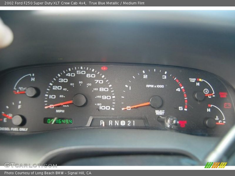  2002 F250 Super Duty XLT Crew Cab 4x4 XLT Crew Cab 4x4 Gauges