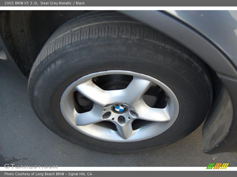 Steel Grey Metallic / Black 2002 BMW X5 3.0i