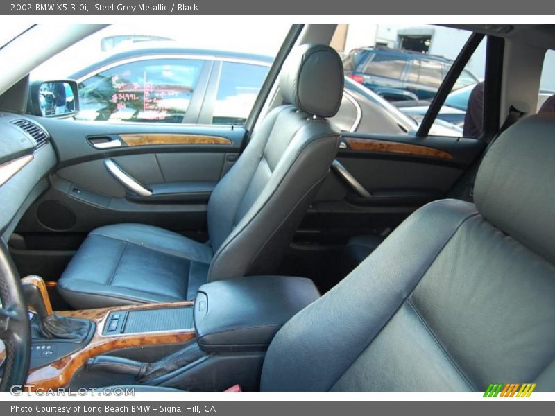 Steel Grey Metallic / Black 2002 BMW X5 3.0i