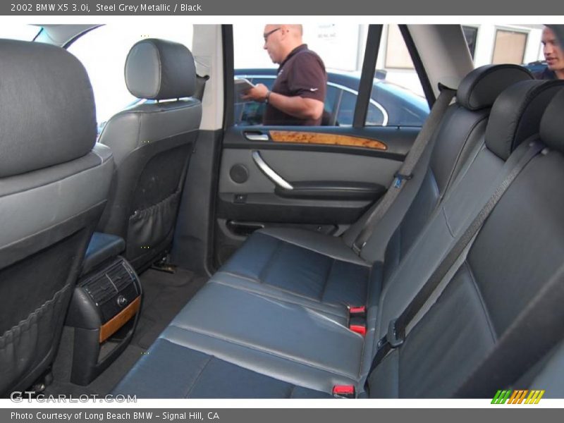 Steel Grey Metallic / Black 2002 BMW X5 3.0i