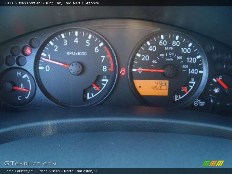  2011 Frontier SV King Cab SV King Cab Gauges