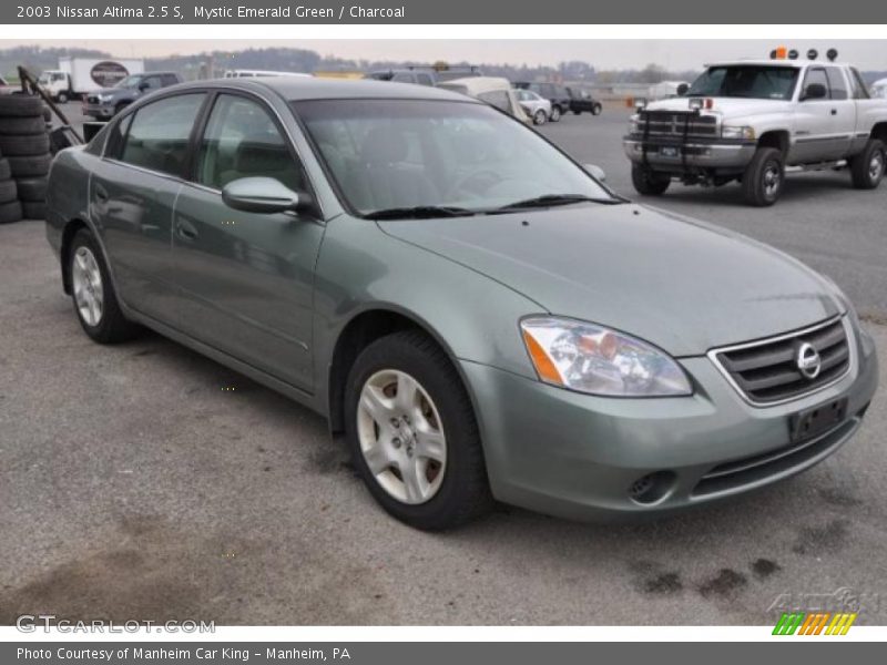 Mystic Emerald Green / Charcoal 2003 Nissan Altima 2.5 S