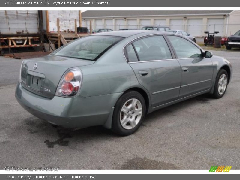 Mystic Emerald Green / Charcoal 2003 Nissan Altima 2.5 S