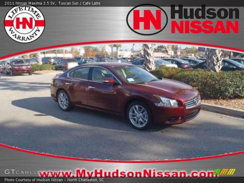 Tuscan Sun / Cafe Latte 2011 Nissan Maxima 3.5 SV