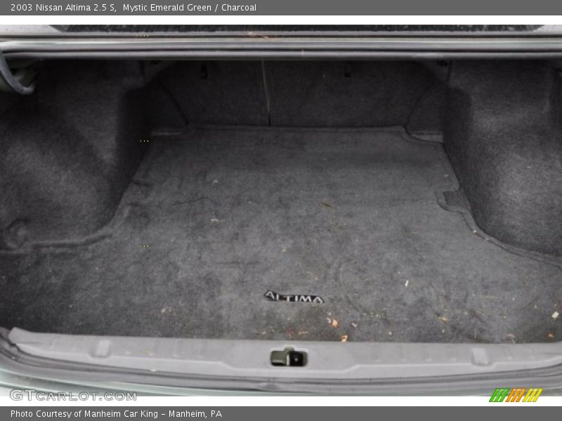 Mystic Emerald Green / Charcoal 2003 Nissan Altima 2.5 S