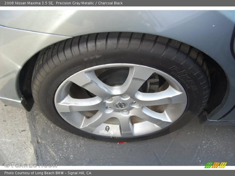 Precision Gray Metallic / Charcoal Black 2008 Nissan Maxima 3.5 SE