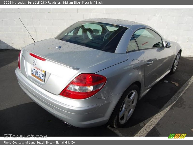 Iridium Silver Metallic / Black 2008 Mercedes-Benz SLK 280 Roadster