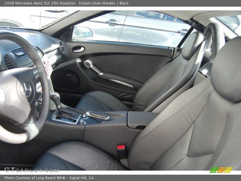Iridium Silver Metallic / Black 2008 Mercedes-Benz SLK 280 Roadster