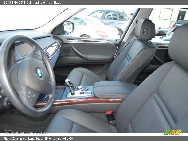 Alpine White / Black 2008 BMW X5 3.0si