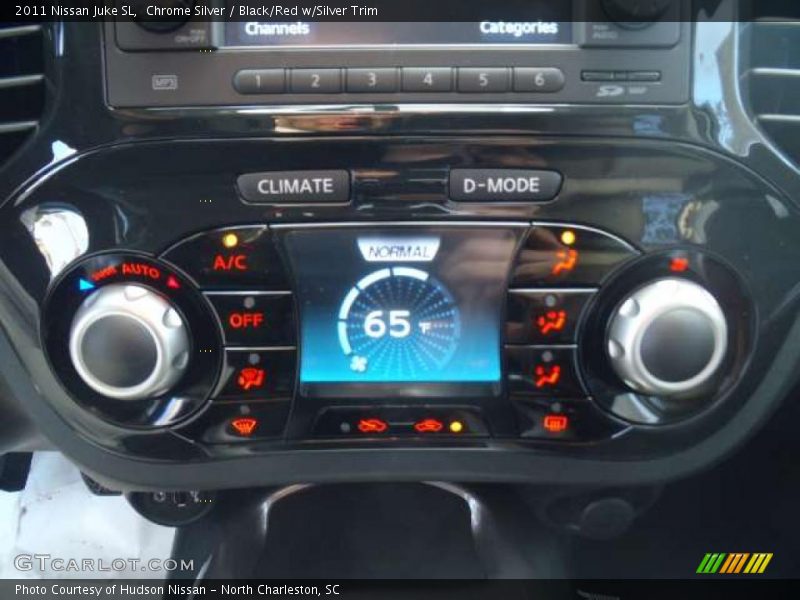 Controls of 2011 Juke SL