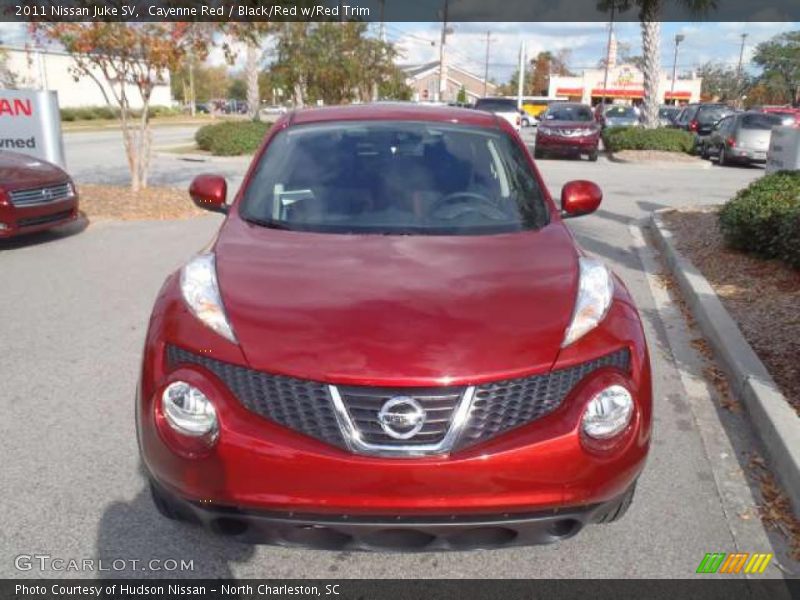  2011 Juke SV Cayenne Red
