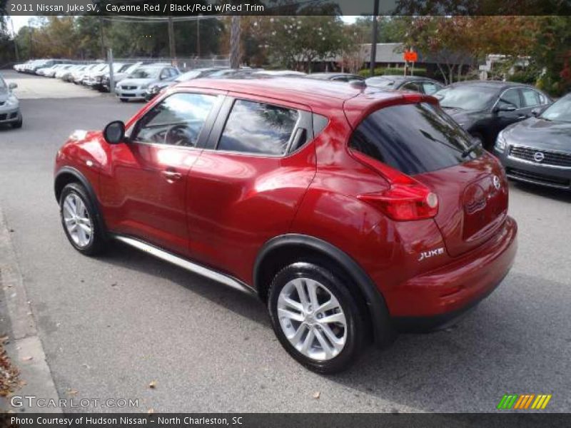  2011 Juke SV Cayenne Red