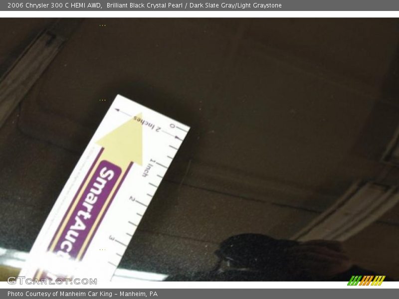 Brilliant Black Crystal Pearl / Dark Slate Gray/Light Graystone 2006 Chrysler 300 C HEMI AWD