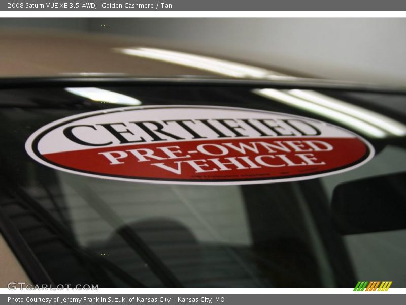 Golden Cashmere / Tan 2008 Saturn VUE XE 3.5 AWD