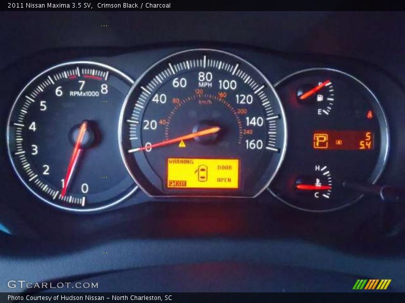 Crimson Black / Charcoal 2011 Nissan Maxima 3.5 SV