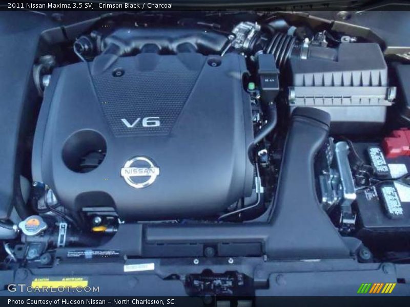 Crimson Black / Charcoal 2011 Nissan Maxima 3.5 SV