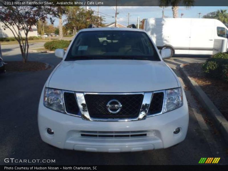 Avalanche White / Cafe Latte 2011 Nissan Pathfinder Silver
