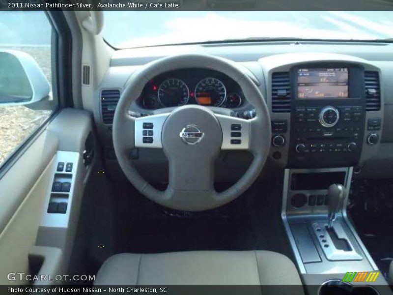 Avalanche White / Cafe Latte 2011 Nissan Pathfinder Silver