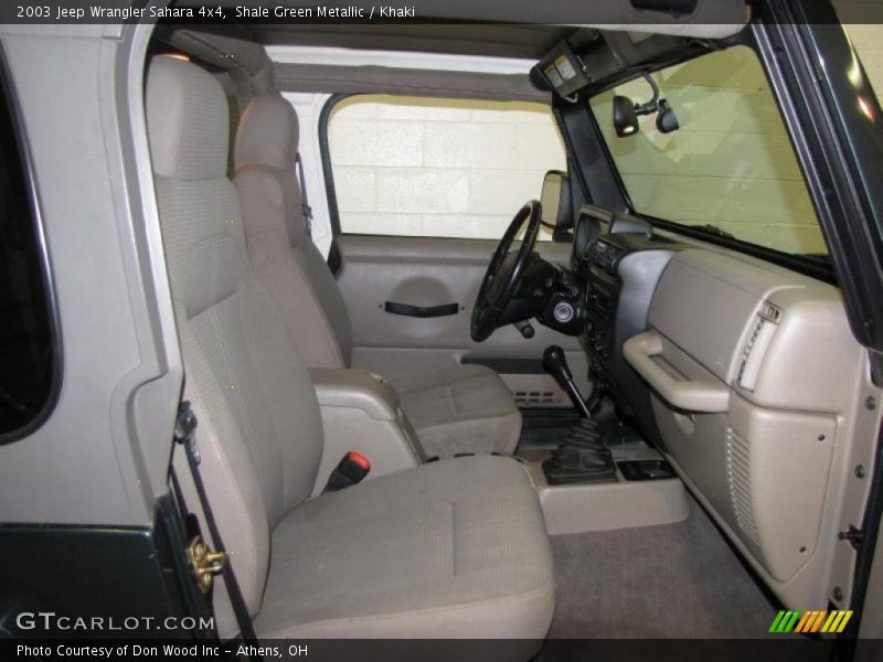  2003 Wrangler Sahara 4x4 Khaki Interior