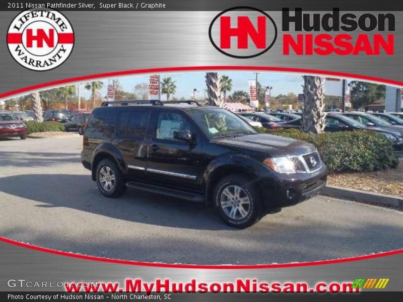 Super Black / Graphite 2011 Nissan Pathfinder Silver