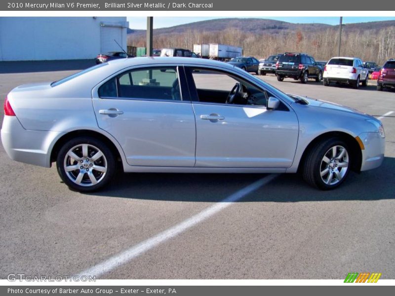 Brilliant Silver Metallic / Dark Charcoal 2010 Mercury Milan V6 Premier