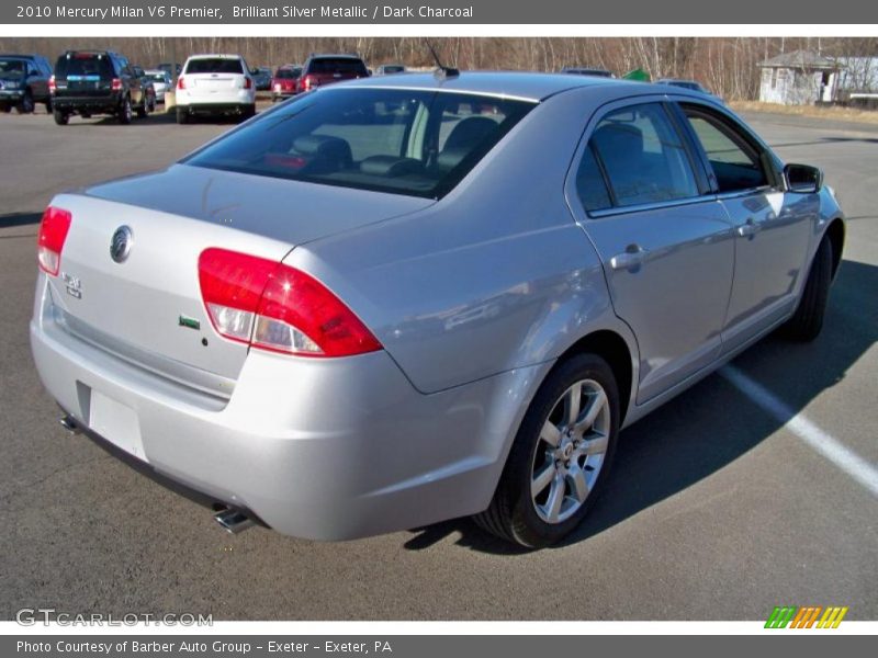 Brilliant Silver Metallic / Dark Charcoal 2010 Mercury Milan V6 Premier