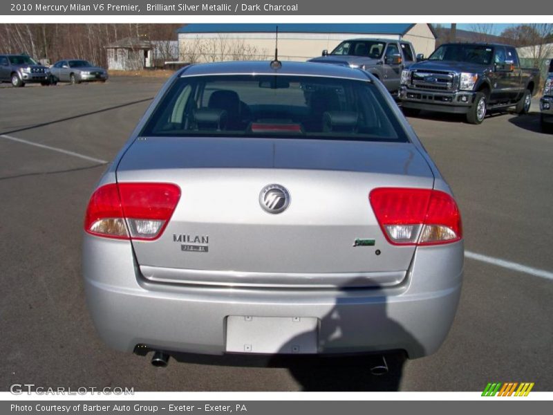 Brilliant Silver Metallic / Dark Charcoal 2010 Mercury Milan V6 Premier