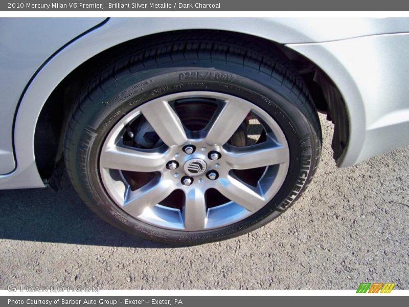 Brilliant Silver Metallic / Dark Charcoal 2010 Mercury Milan V6 Premier