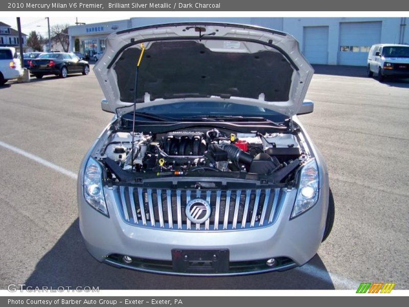 Brilliant Silver Metallic / Dark Charcoal 2010 Mercury Milan V6 Premier