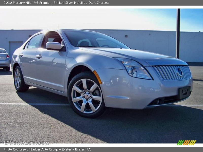 Brilliant Silver Metallic / Dark Charcoal 2010 Mercury Milan V6 Premier