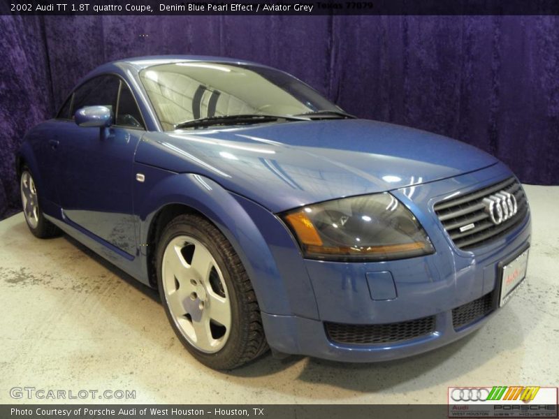Denim Blue Pearl Effect / Aviator Grey 2002 Audi TT 1.8T quattro Coupe