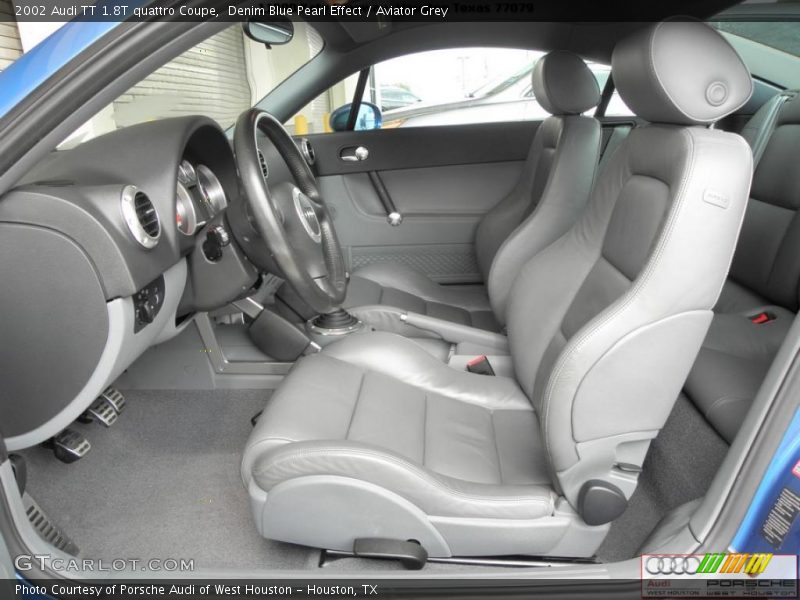 Denim Blue Pearl Effect / Aviator Grey 2002 Audi TT 1.8T quattro Coupe