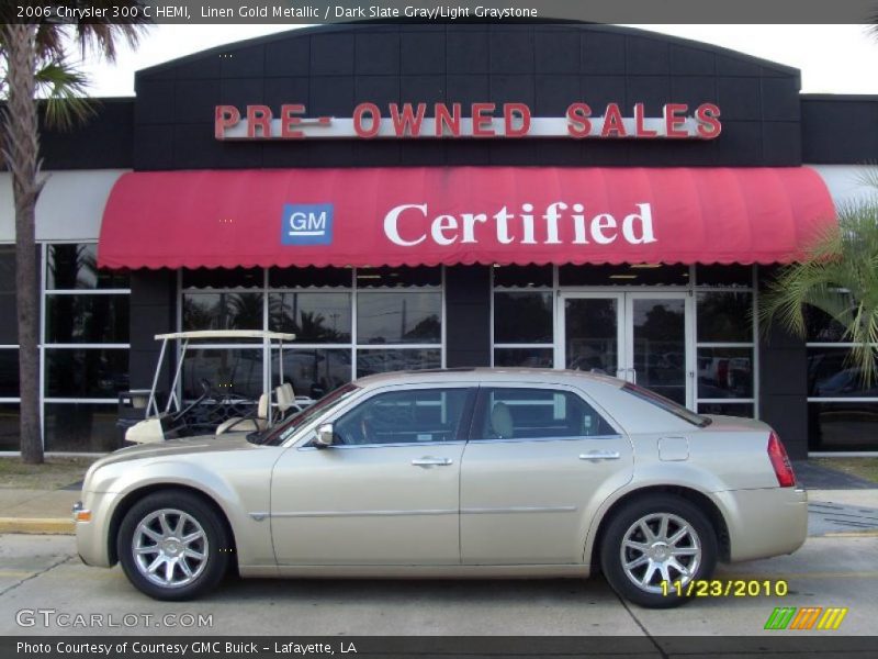 Linen Gold Metallic / Dark Slate Gray/Light Graystone 2006 Chrysler 300 C HEMI