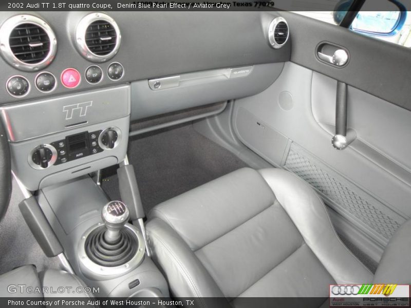 Denim Blue Pearl Effect / Aviator Grey 2002 Audi TT 1.8T quattro Coupe