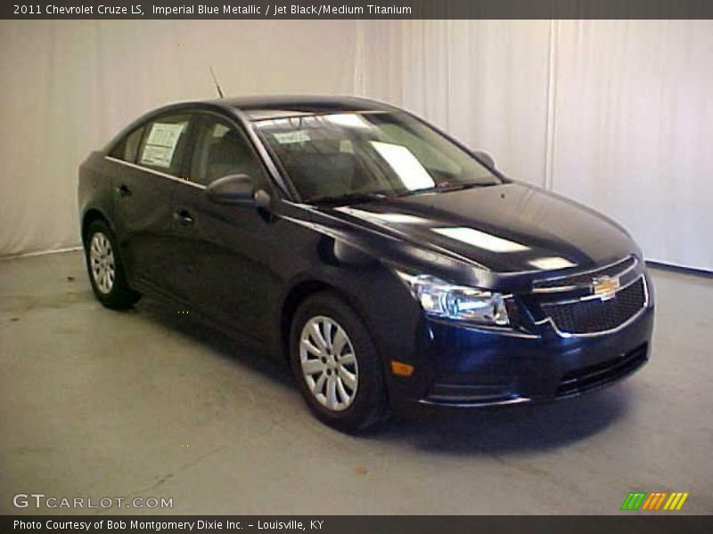 Imperial Blue Metallic / Jet Black/Medium Titanium 2011 Chevrolet Cruze LS