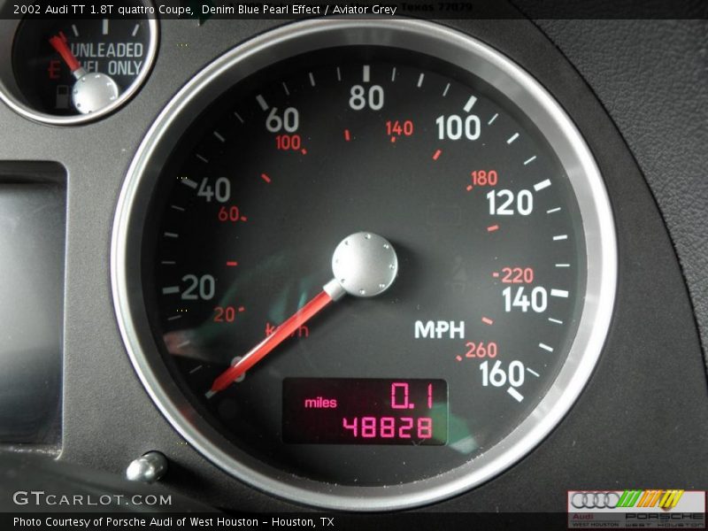Denim Blue Pearl Effect / Aviator Grey 2002 Audi TT 1.8T quattro Coupe