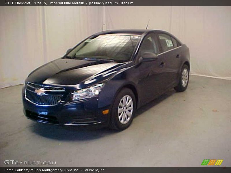 Imperial Blue Metallic / Jet Black/Medium Titanium 2011 Chevrolet Cruze LS