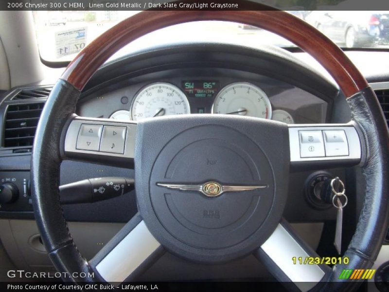 Linen Gold Metallic / Dark Slate Gray/Light Graystone 2006 Chrysler 300 C HEMI