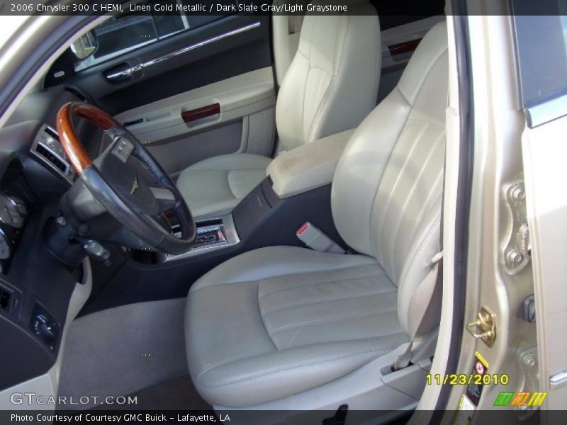 Linen Gold Metallic / Dark Slate Gray/Light Graystone 2006 Chrysler 300 C HEMI