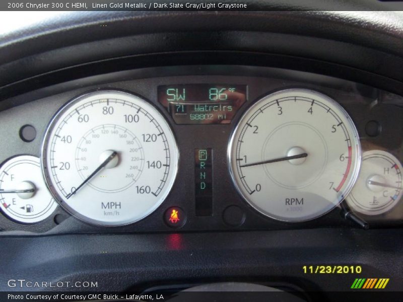 Linen Gold Metallic / Dark Slate Gray/Light Graystone 2006 Chrysler 300 C HEMI