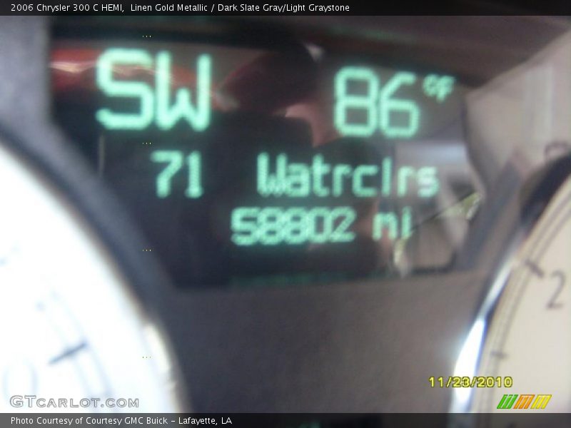 Linen Gold Metallic / Dark Slate Gray/Light Graystone 2006 Chrysler 300 C HEMI