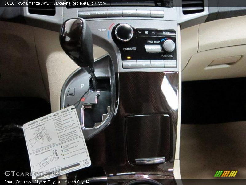  2010 Venza AWD 6 Speed Automatic Shifter