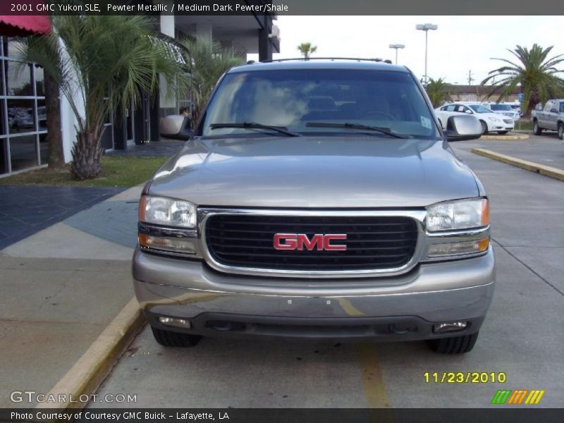Pewter Metallic / Medium Dark Pewter/Shale 2001 GMC Yukon SLE