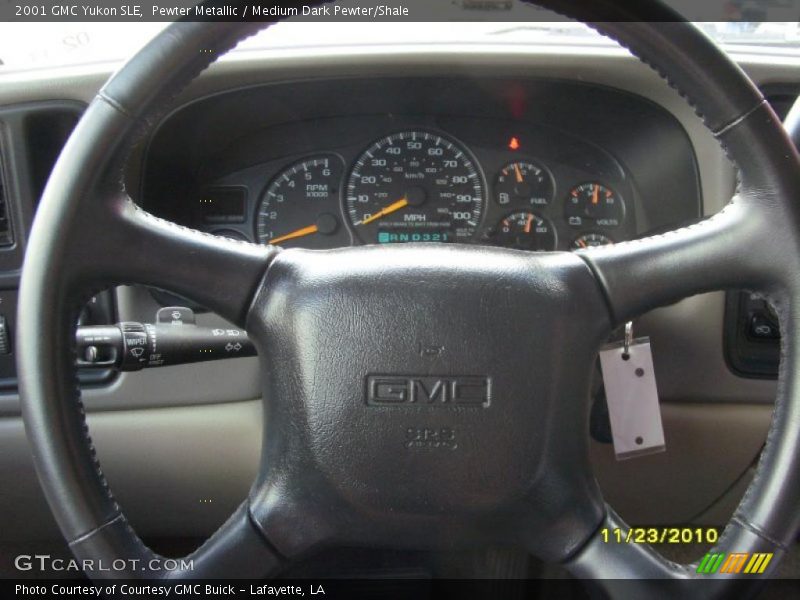 Pewter Metallic / Medium Dark Pewter/Shale 2001 GMC Yukon SLE