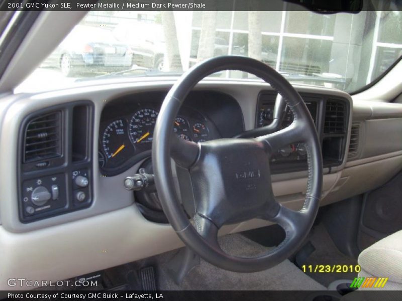 Pewter Metallic / Medium Dark Pewter/Shale 2001 GMC Yukon SLE
