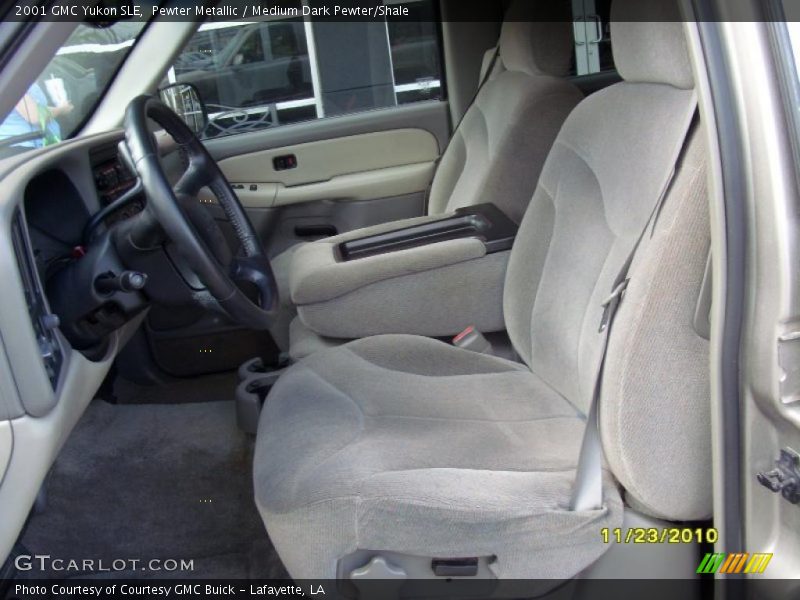 Pewter Metallic / Medium Dark Pewter/Shale 2001 GMC Yukon SLE