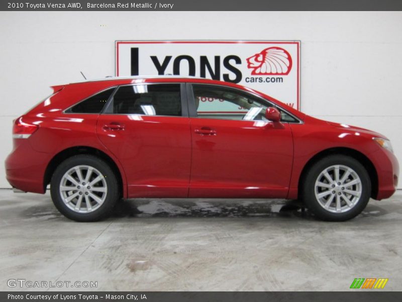 Barcelona Red Metallic / Ivory 2010 Toyota Venza AWD