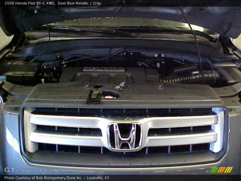 Steel Blue Metallic / Gray 2008 Honda Pilot EX-L 4WD
