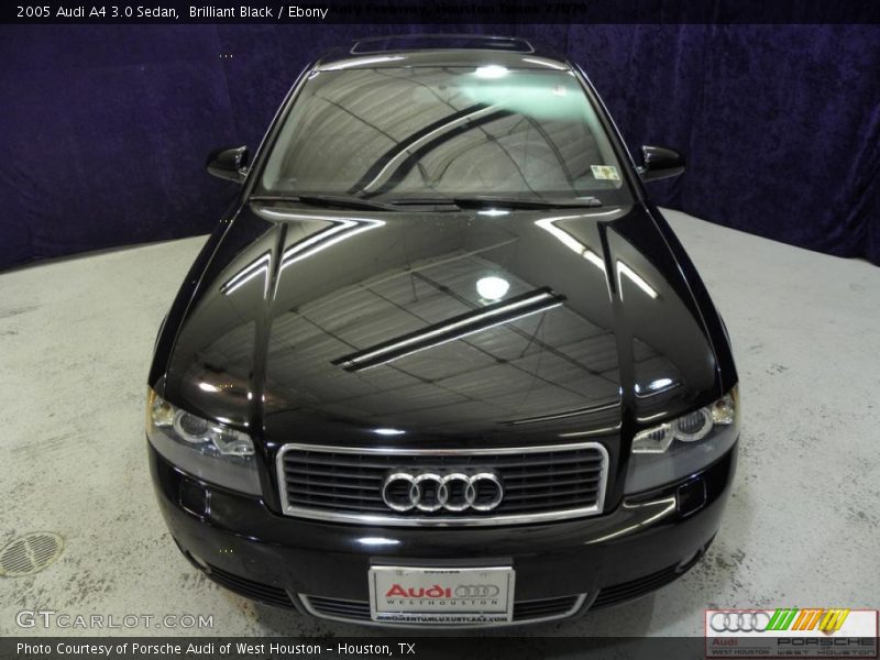Brilliant Black / Ebony 2005 Audi A4 3.0 Sedan