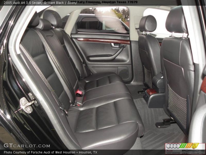 Brilliant Black / Ebony 2005 Audi A4 3.0 Sedan